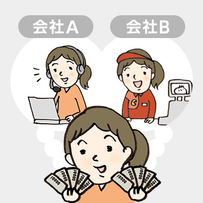 2か所から給与をもらっている人の年末調整と確定申告