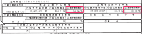 住宅ローン控除申告書兼証明書