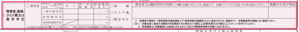障害者控除